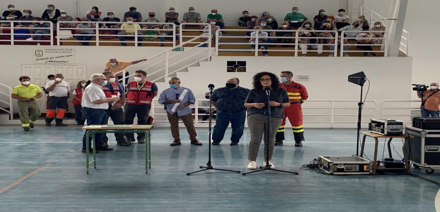 Charla informativa en Villa de Mazo ante el incremento de la sismicidad