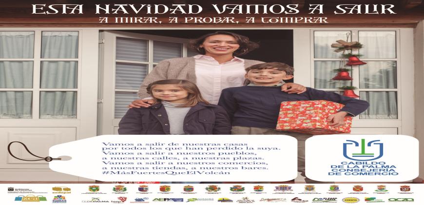 El Cabildo lanza la campaña ‘Esta Navidad, vamos a salir’ con un mensaje claro de apoyo al comercio local
