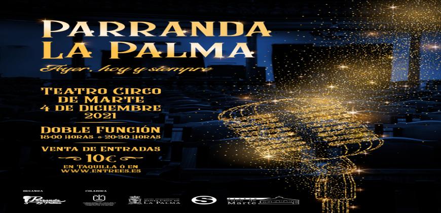 ‘Parranda La Palma’ interpretará este fin de semana grandes éxitos con su espectáculo ‘Ayer, Hoy y Siempre’