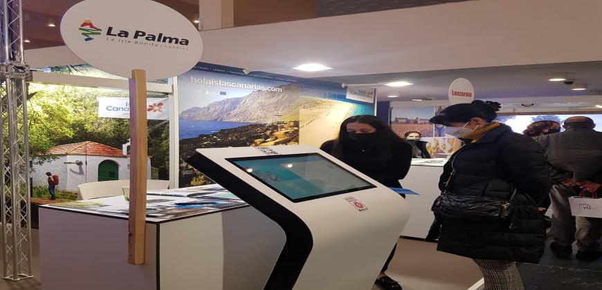 La Palma se promociona en la 16º feria internacional de Navatur como destino turístico ejemplar