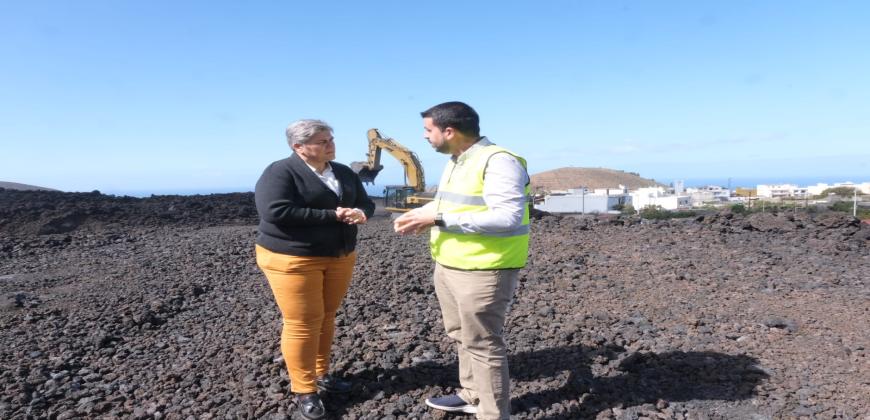 El Cabildo comienza los trabajos de recuperación del camino de Cruz Chica 