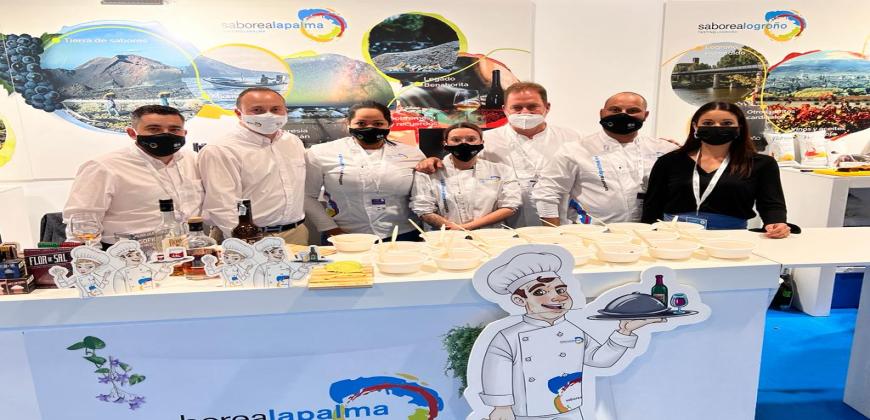 Sodepal promociona La Palma como destino de turismo gastronómico en la feria Madrid Fusión, con cocineros y productos de referencia