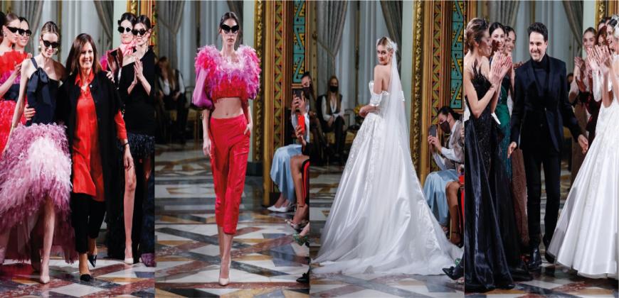 La moda nupcial de La Palma se consolida a nivel nacional con la participación de Pomeline y Diazar en Atelier Couture Madrid