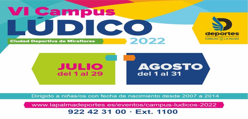 El Cabildo abre las inscripciones para los Campus Lúdicos 2022