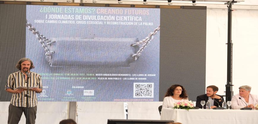 El Cabildo inicia las jornadas de divulgación científica sobre cambio climático, crisis ecosocial y reconstrucción de La Palma