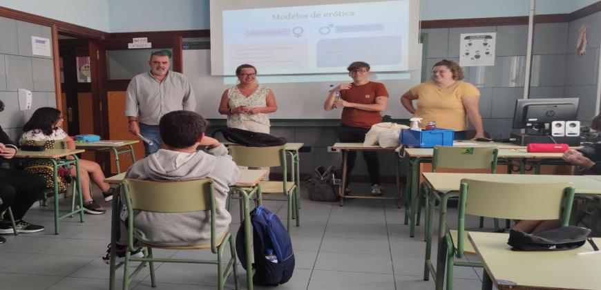 El Cabildo imparte talleres especializados en materia afectivo-sexual al alumnado del Valle de Aridane