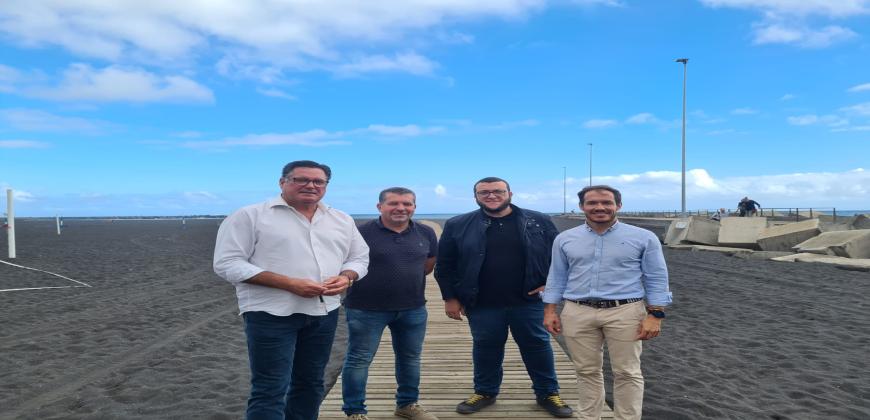 El Cabildo ilumina la playa de Santa Cruz de La Palma y el Terrero de lucha de Mirca mediante energías eficientes y sostenibles 