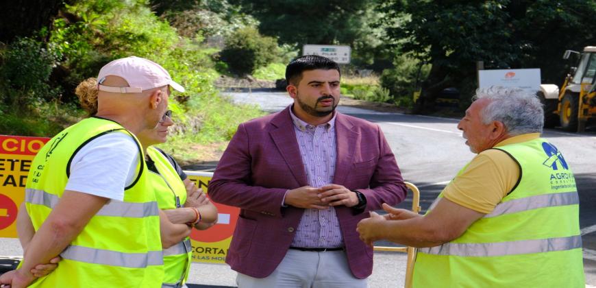 El Cabildo de La Palma concluye la repavimentación de la carretera del Pilar