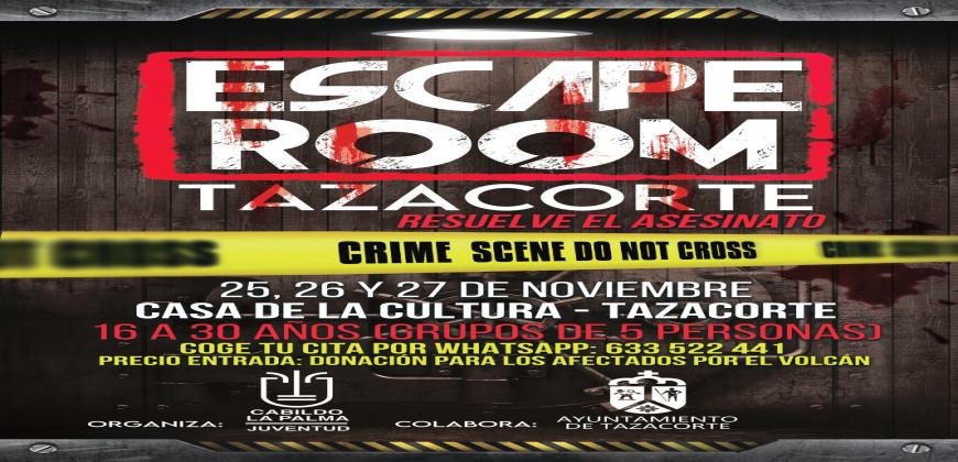 Juventud organiza un Escape Room en Tazacorte para este fin de semana 