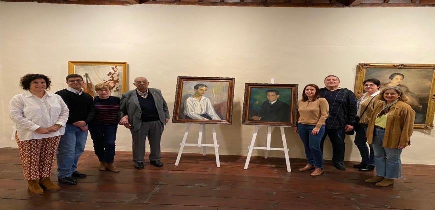 La familia López Mederos dona al Cabildo de La Palma dos obras pictóricas