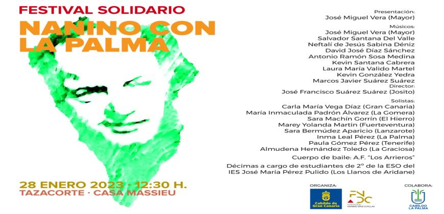 La Casa Massieu acoge a las mejores cantautoras de Canarias en el concierto ‘Nanino con La Palma’