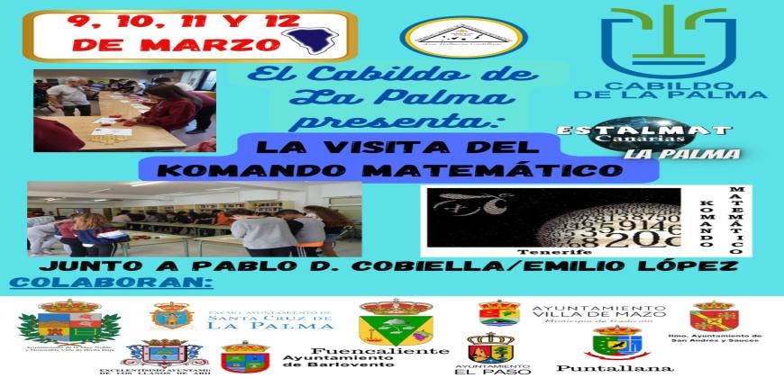 El Cabildo incentiva la cultura científica a través de la visita del ‘Komando Matemático de Tenerife’                                      