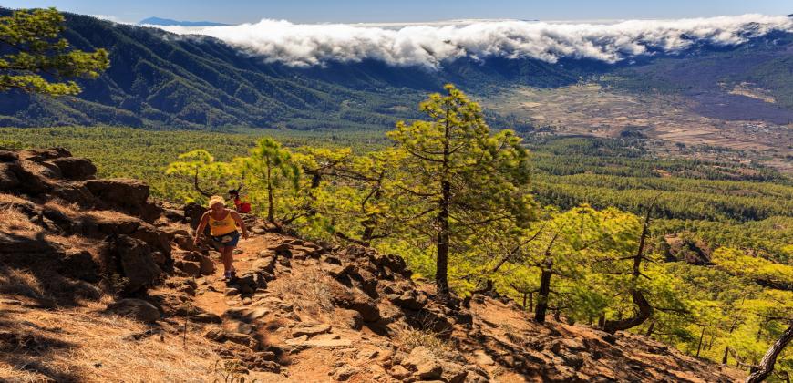 El Festival de Senderismo de La Palma arrancará este jueves con 10 rutas y una nueva travesía de tres días entre Tijarafe y la capital