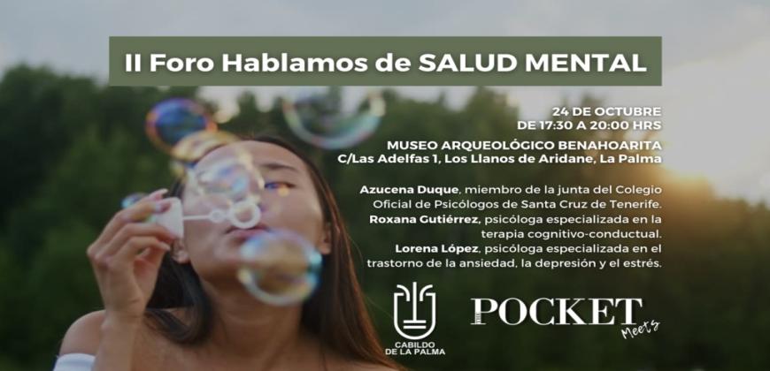 La Palma acoge la segunda edición de ‘The Pocket Meets: hablamos de salud mental’