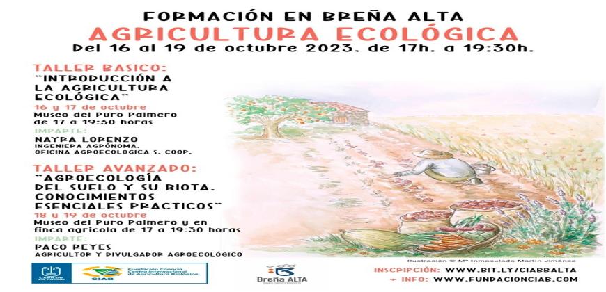 El Cabildo y la Fundación CIAB organizan dos formaciones en agricultura ecológica en Breña Alta