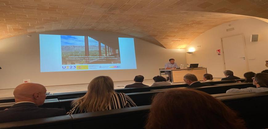 El Cabildo lleva el trabajo de recuperación del patrimonio cultural afectado por el volcán a unas jornadas técnicas europeas