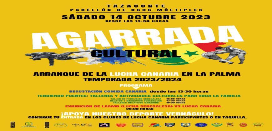 El Pabellón de Tazacorte acogerá este sábado un encuentro de las luchas canaria y senegalesa