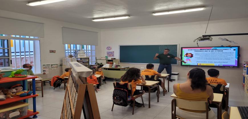 La Reserva de la Biosfera fomenta el consumo de productos locales en las escuelas rurales de La Palma