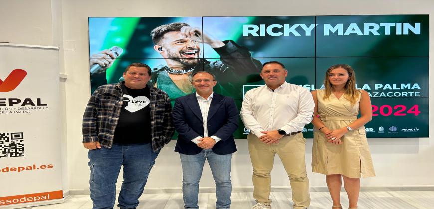 La estrella latina Ricky Martin cerrará su gira europea en La Palma con actuación exclusiva en el Isla Bonita Love Festival 2024