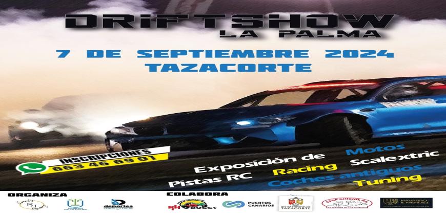 El Puerto de Tazacorte acogerá mañana la primera edición del Driftshow Isla de La Palma