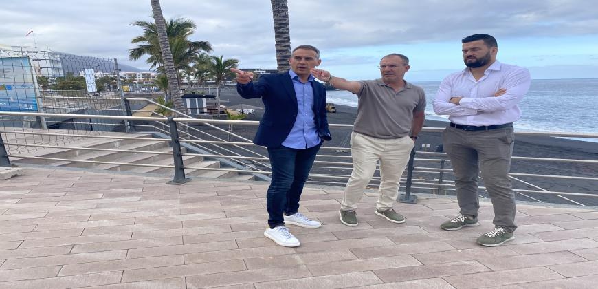 El Cabildo instala 350 nuevos sensores para seguir la apertura paulatina de espacios en Puerto Naos y La Bombilla