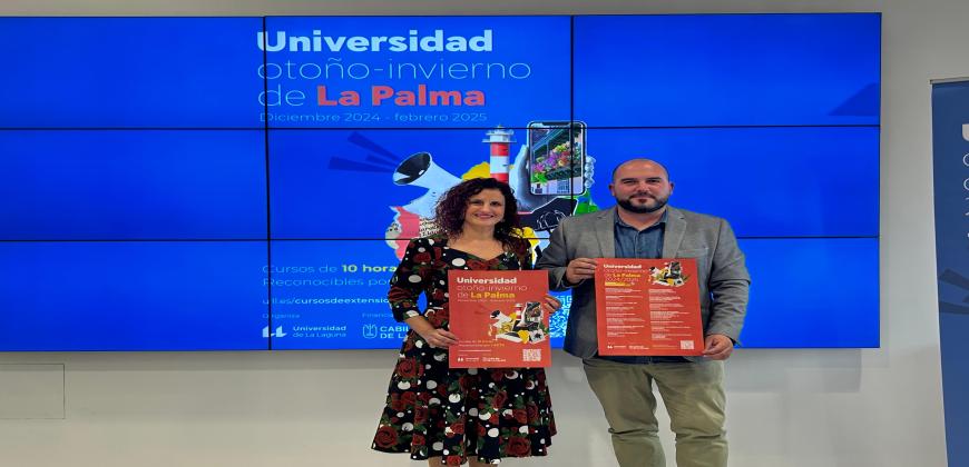 La Universidad Otoño-Invierno de La Palma ofrece 14 cursos abiertos a todos los públicos