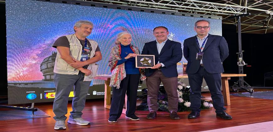 Jane Goodall se suma al Paseo de las Estrellas de la Ciencia de La Palma
