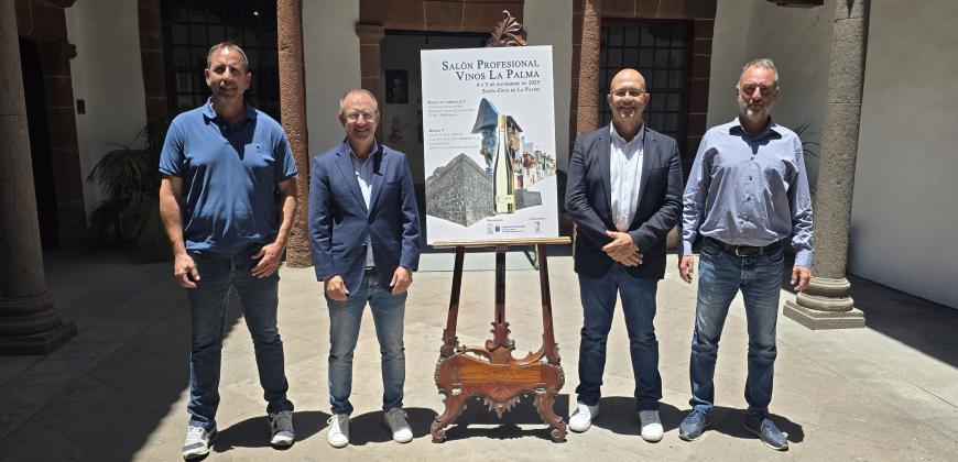 El Cabildo promociona el sector vitivinícola en el Salón Profesional Vinos La Palma 