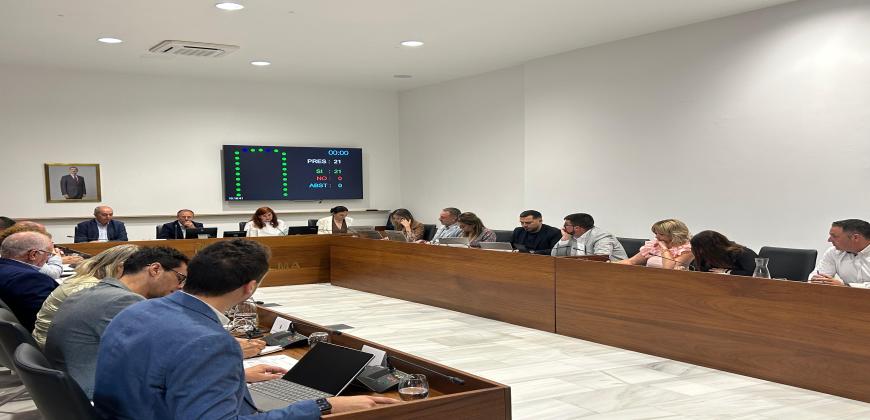 El Cabildo solicita al Estado mejoras urgentes en la movilidad y accesos del aeropuerto insular