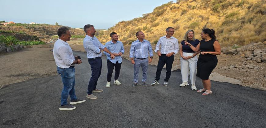 El Cabildo destina casi 500.000 euros para la protección ante posibles escorrentías en el Barranco de Tenisca
