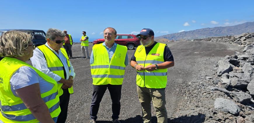 El Cabildo habilitará en doble sentido la LP-211 de Todoque para posibilitar el tránsito entre Las Manchas y Los Llanos