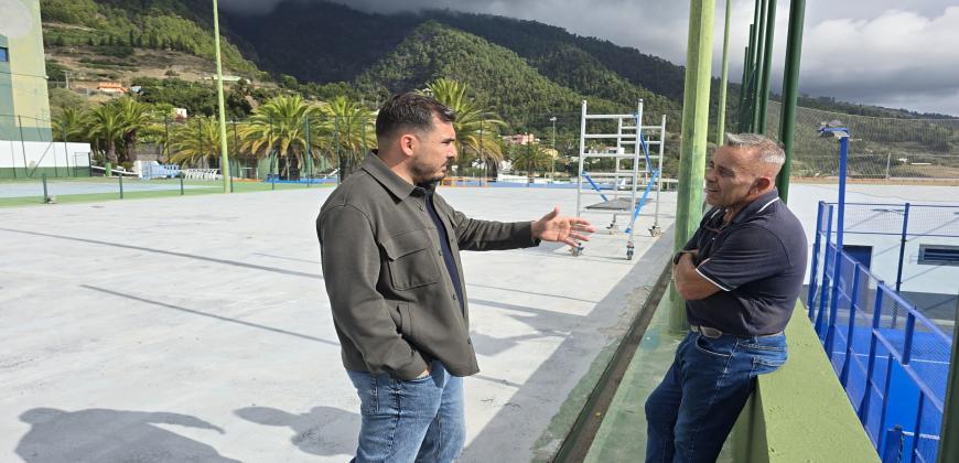 Yurguen Hernández en la Ciudad Deportiva de Miraflores. 
