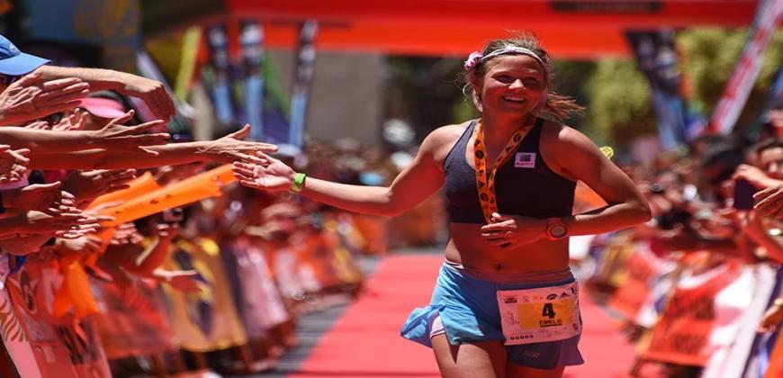Emelie Forsberg en la Transvulcania.