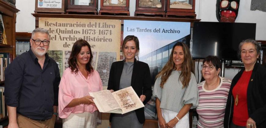 Restauración de El Libro de Quintos del siglo XVIII