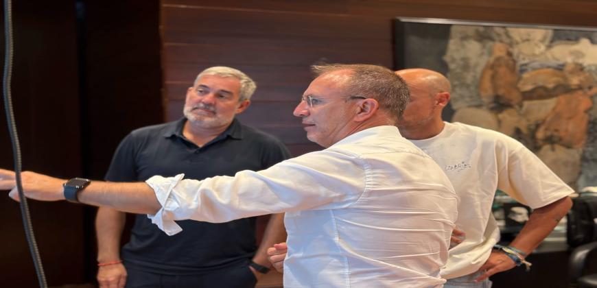 Sergio Rodríguez, Fernando Clavijo y Alfonso Cabello