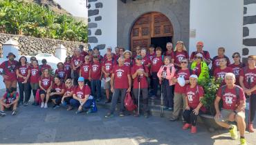El IX Encuentro de Clubes de Senderistas de la Isla de La Palma reunió en Los Llanos de Aridane a una decena de colectivos de toda la Isla